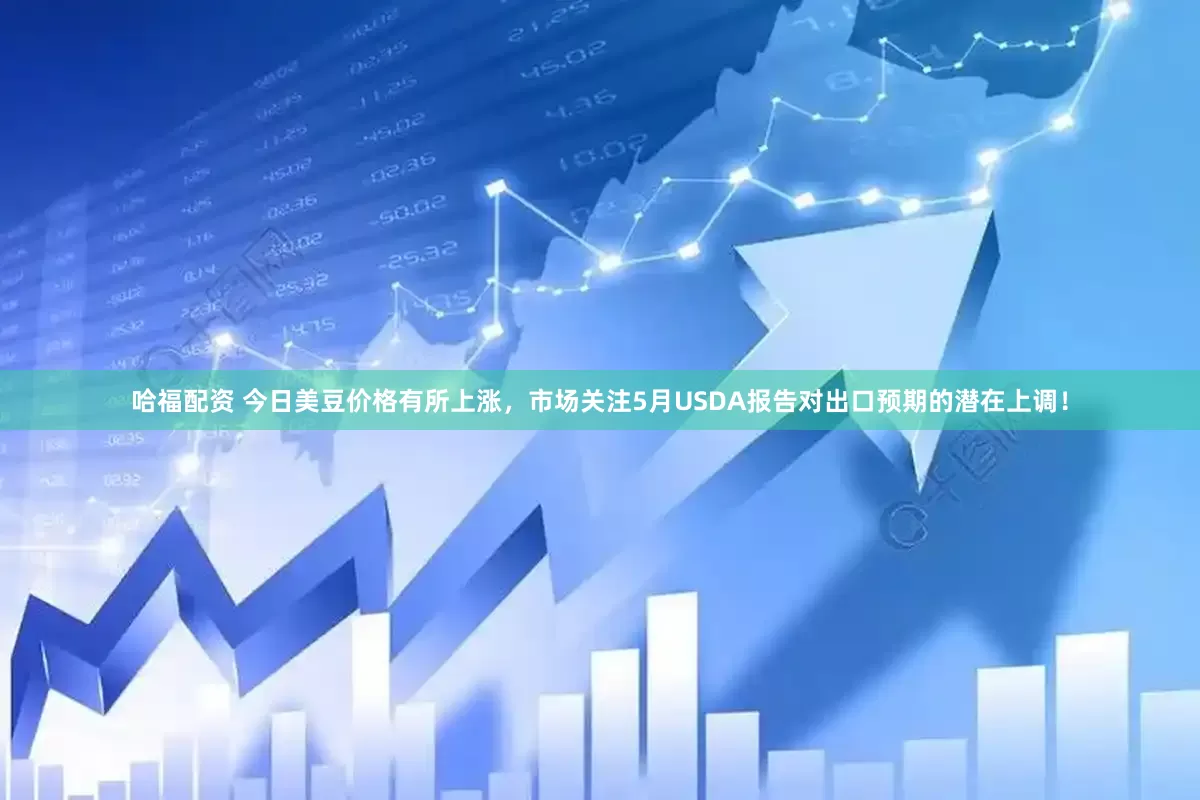 哈福配资 今日美豆价格有所上涨，市场关注5月USDA报告对出口预期的潜在上调！